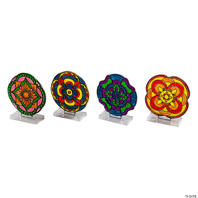 15 ml 8-Color Glitter Assorted Colors Suncatcher Paint Pens - Set of 24