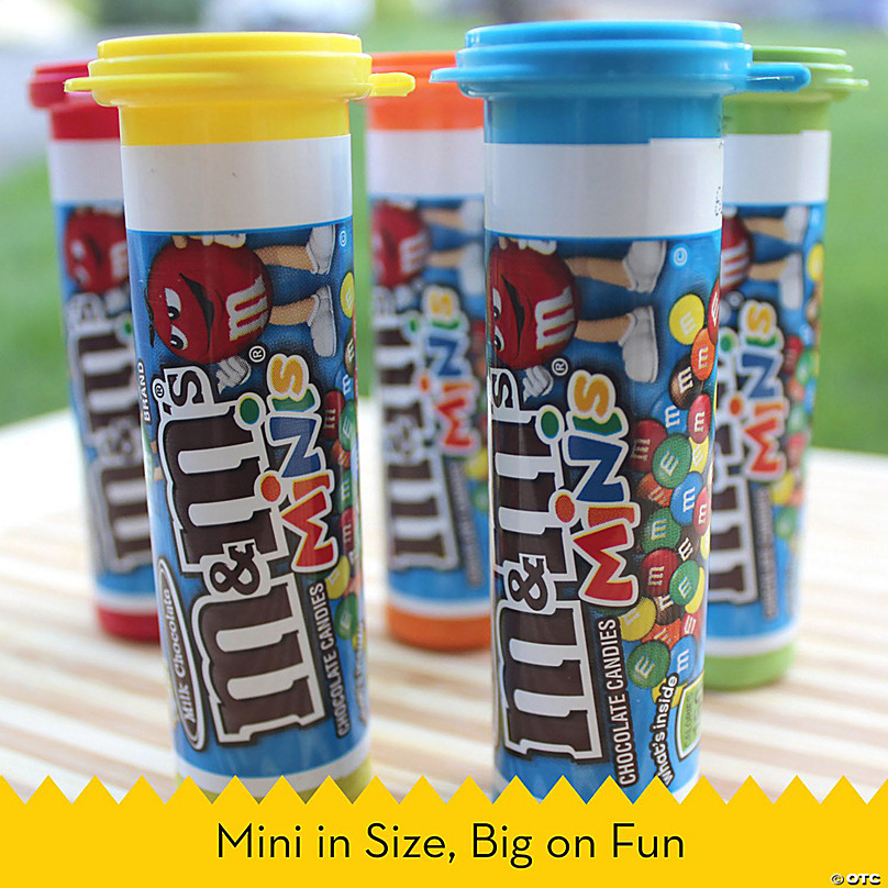 M&M'S MINIS Milk Chocolate Candy, 1.08-Ounce Tubes (Pack of 24) –