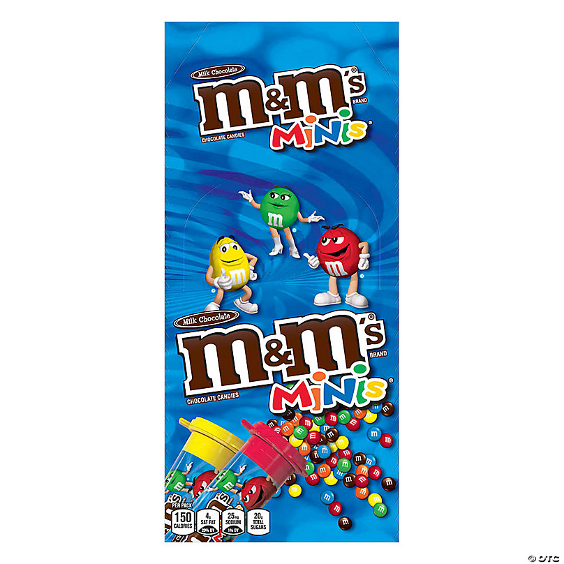M&M's Chocolate Candy 1.35 oz Crunchy Cookie 24 Pack 1 Box