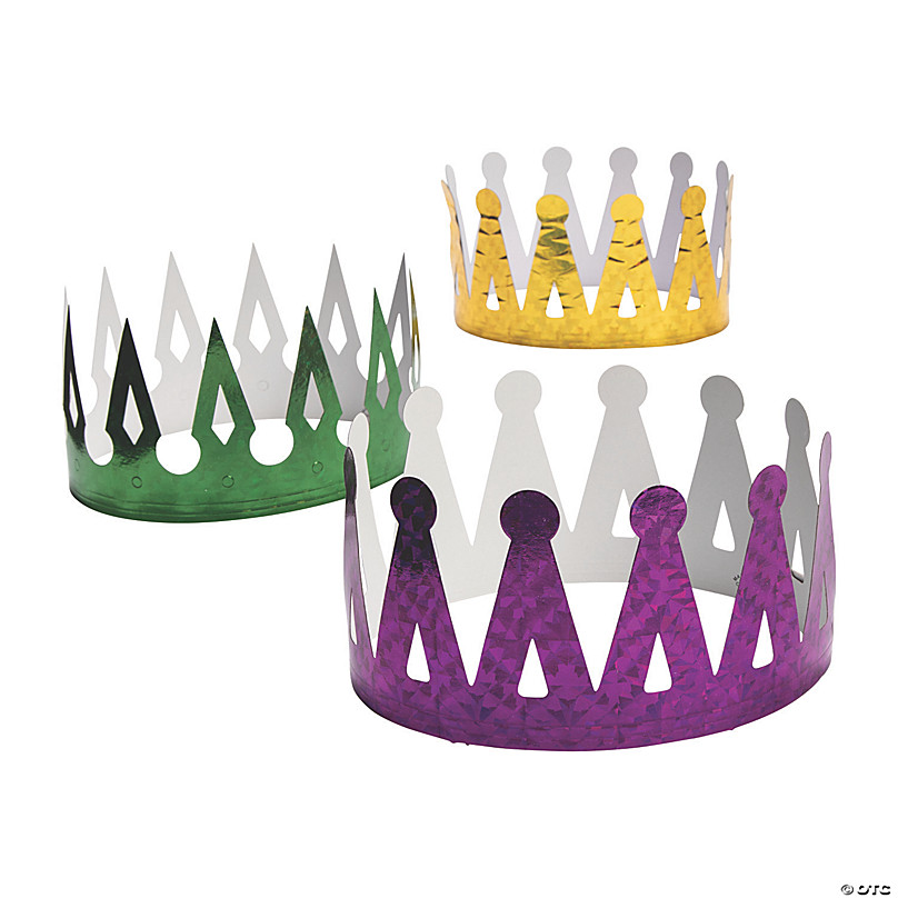Mardi Gras Crowns Peel'N Place Stickers/ Clings