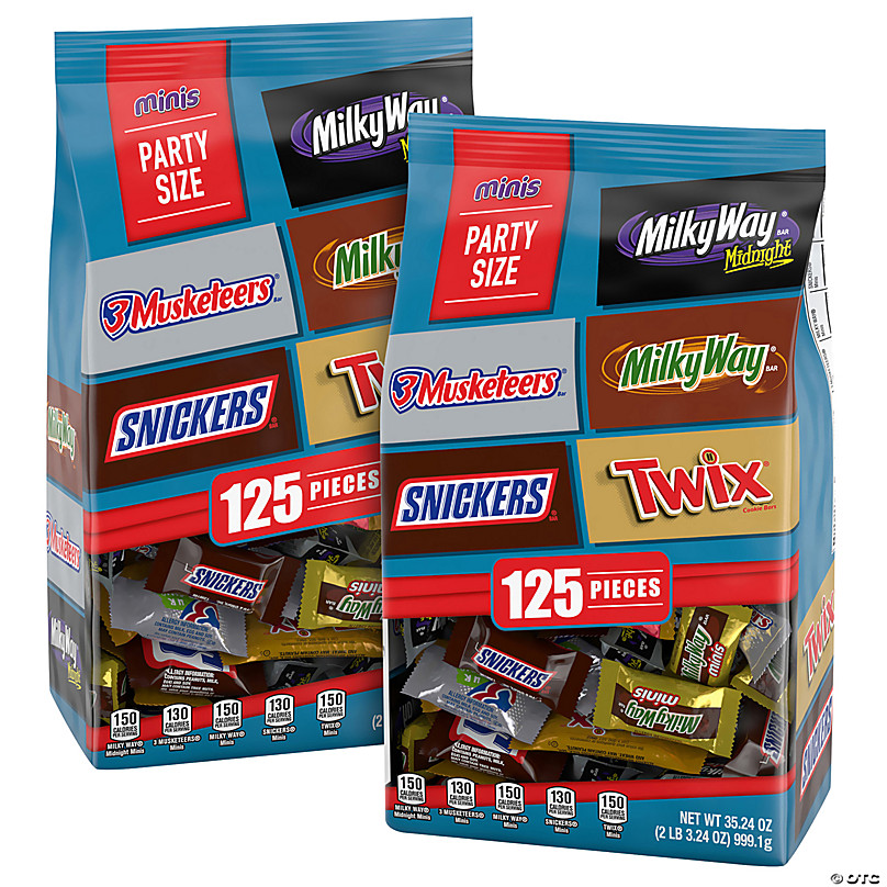 MARS Chocolate Minis Size Candy Variety Mix - 2 Pack, 35.24oz bags