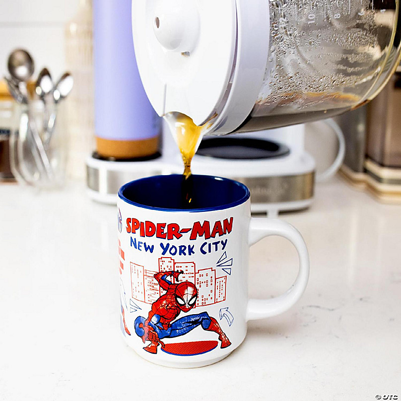 Marvel Comics Spider-Man New York City Ceramic Mug Holds 13