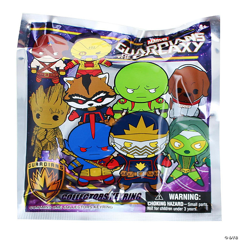 Marvel Guardians of the Galaxy Blind Bagged 3D Foam Figural Bag Clip 1 ...