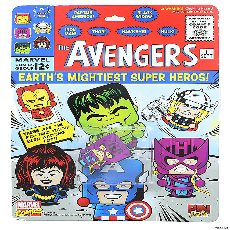 Marvel The Avengers Chibi Characters 15mm Enamel Charm Silver Chain Bracelet