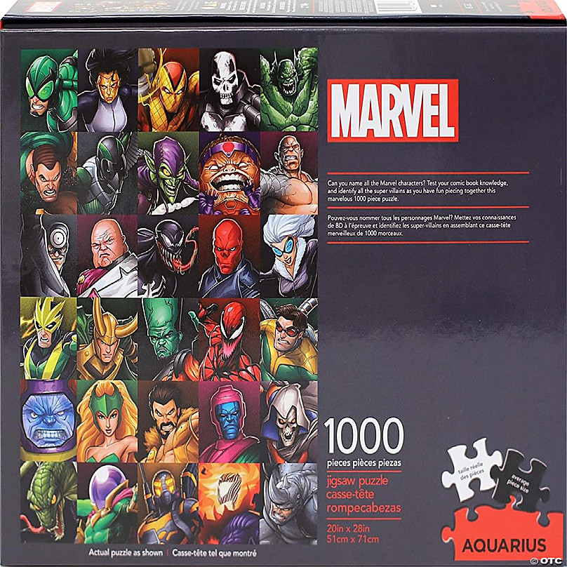 Aquarius Puzzles Marvel Heroes Collage 1000 Piece Jigsaw Puzzle