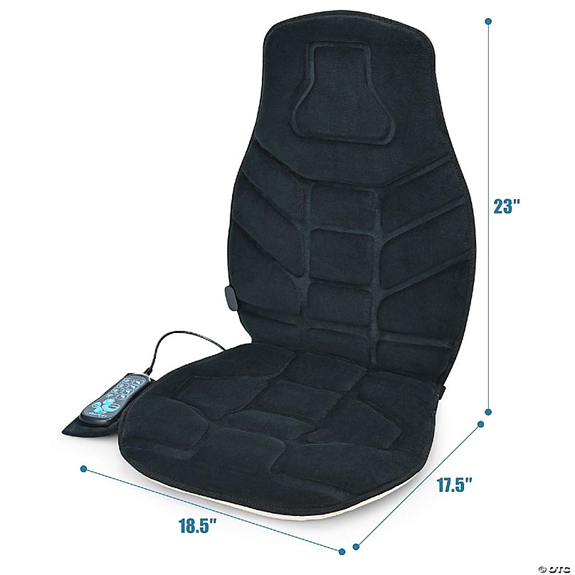 Memory Foam Massage Seat Cushion - Back Massager with Heat,6