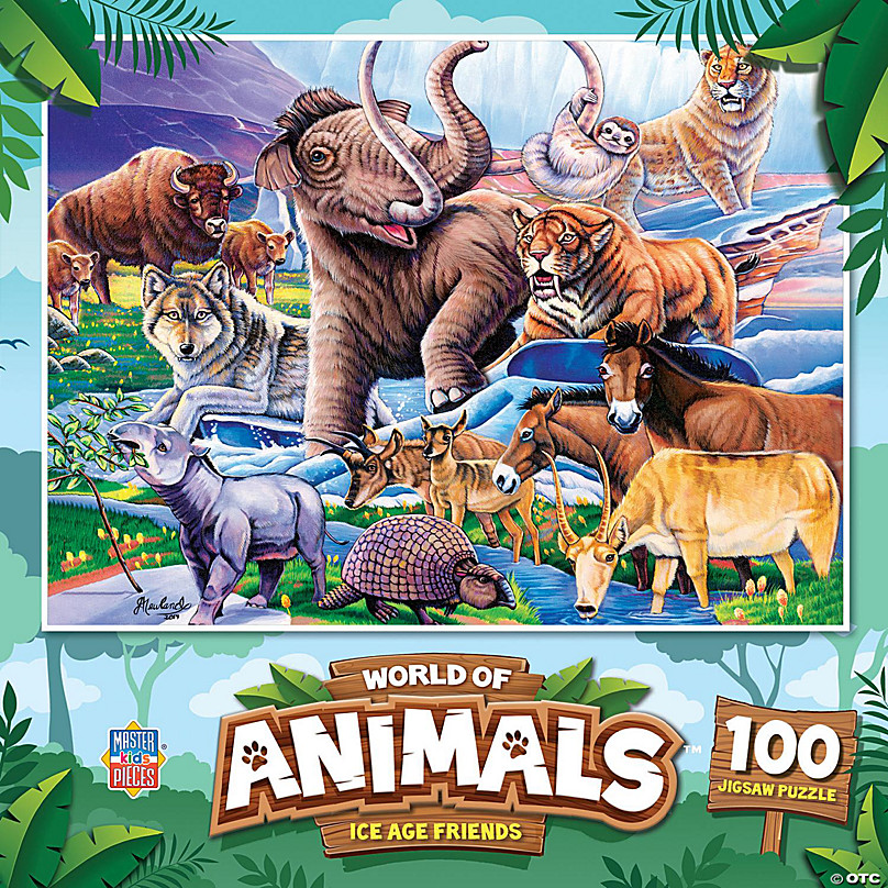 MasterPieces 100 Piece Family Jigsaw Puzzle for Kids - Ice Age Friends ...