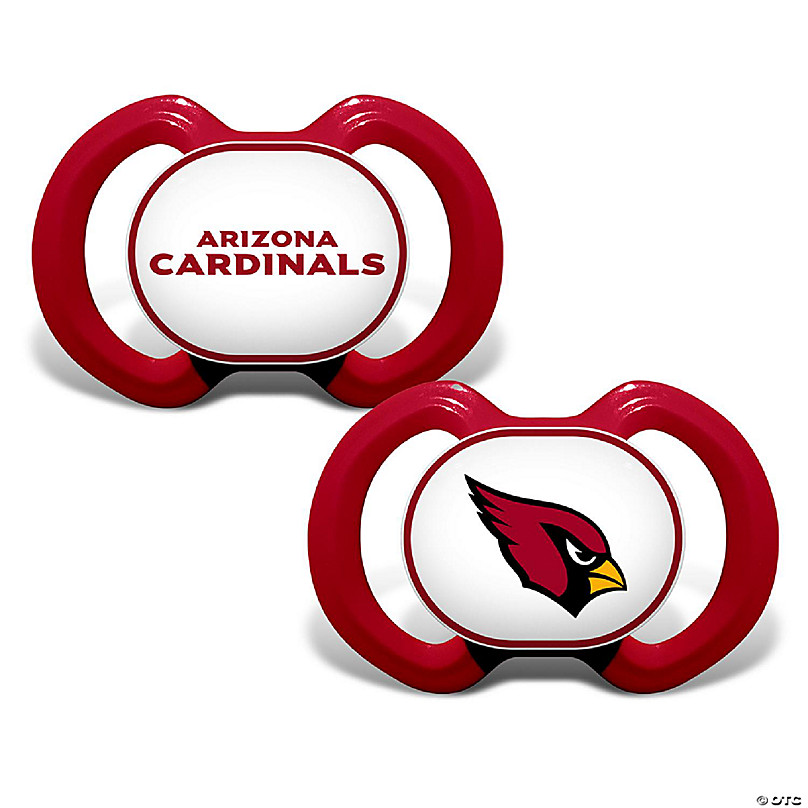 Arizona Cardinals flag, NFL, red white metal background, american