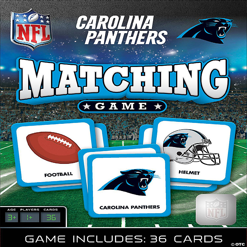 Masterpieces Officially Licensed NFL Carolina Panthers Spot It