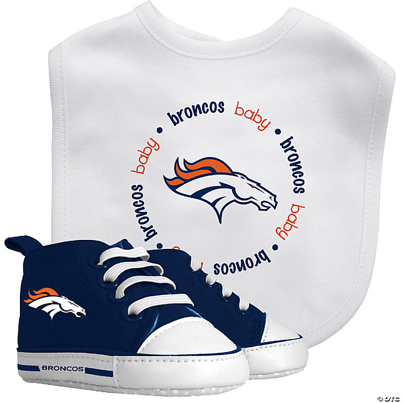 Bib & Prewalker Gift Set - Denver Broncos