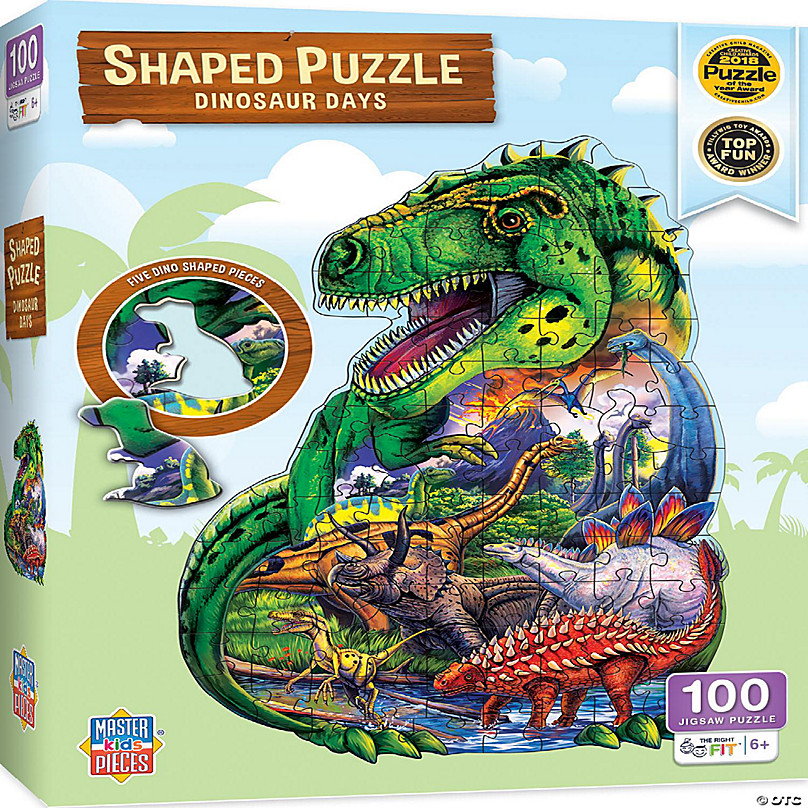 PUZZLE 100 PIECES DINOSAURES