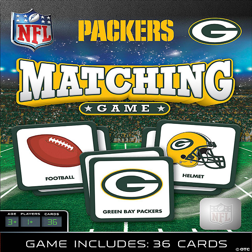NFL Green Bay Packers Matching Game