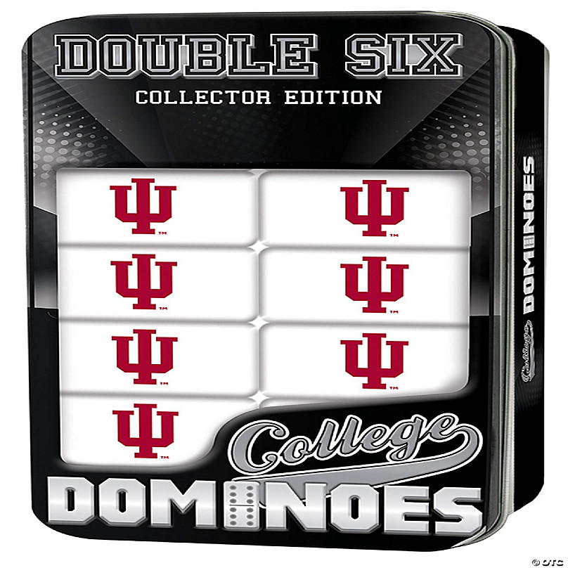 MasterPieces NCAA Mississippi Old Miss Rebels Collector Edition Double Six Dominoes 