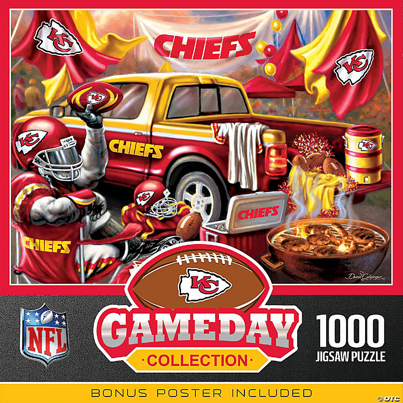 NFL Detroit Lions Game Day at the Zoo 500pc Puzzle