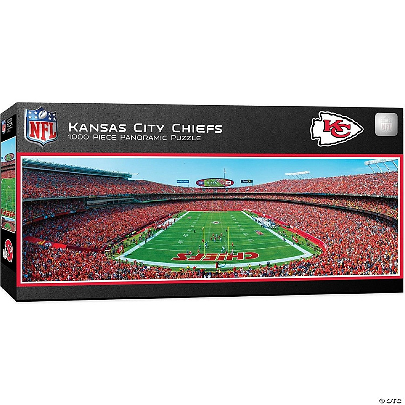 Masterpieces Wood Train Box Car - NFL Kansas City Chiefs