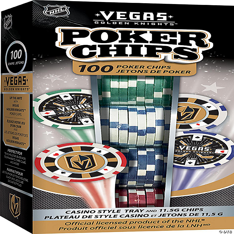 MasterPieces Officially Licensed NHL Las Vegas Golden Knights 2-Pack  Playing cards & Dice set for Adults