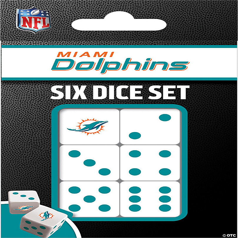 MasterPieces Miami Dolphins Dice Pack