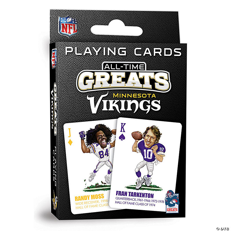 MasterPieces Minnesota Vikings All Time Greats Playing Cards