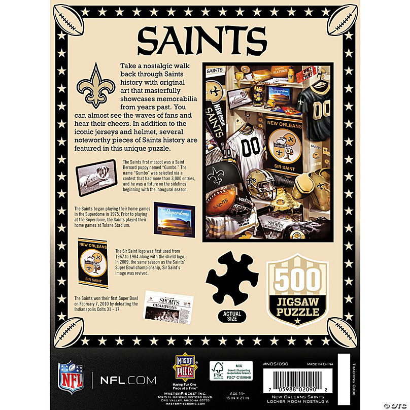 MasterPieces New Orleans Saints Game Day 1000Piece