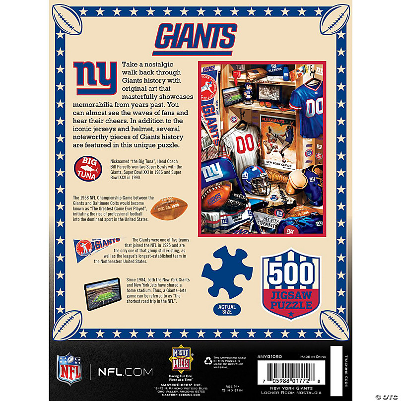 NY Giants Puzzle (9029595) - 500 Pieces