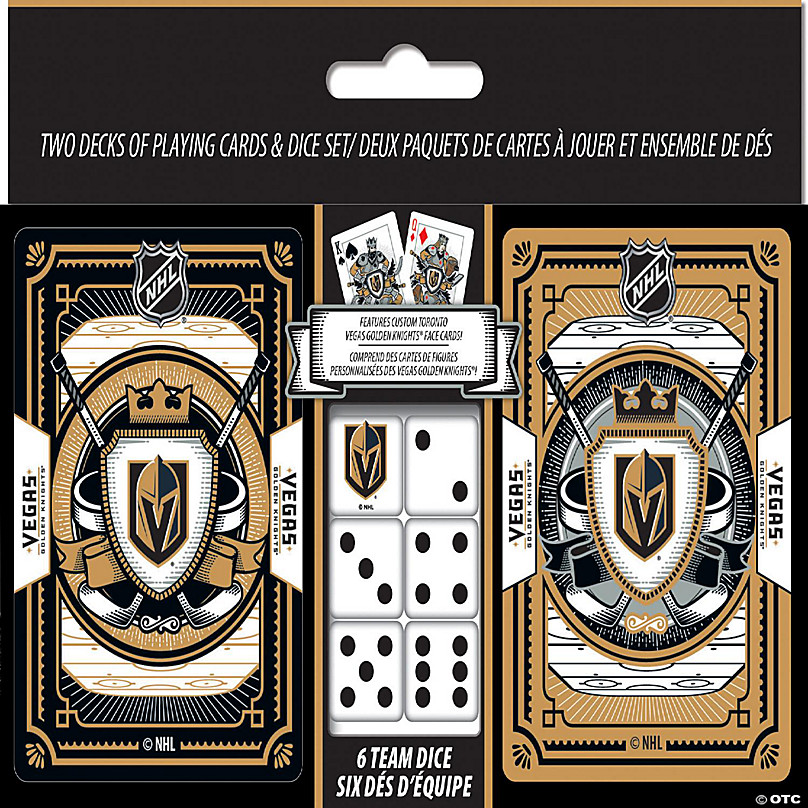 Masterpieces Officially Licensed Nfl Las Vegas Raiders 2-pack Playing Cards  & Dice Set For Adults : Target