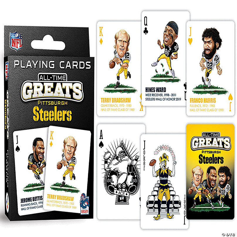 MasterPieces Pittsburgh Steelers All-Time Greats Playing Cards
