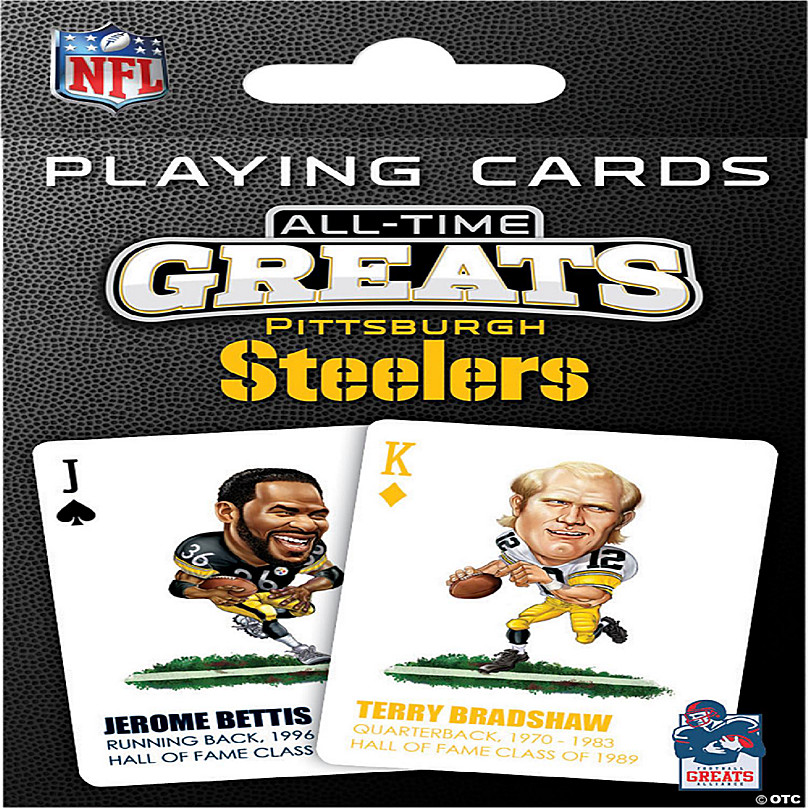 MasterPieces Pittsburgh Steelers All-Time Greats Playing Cards