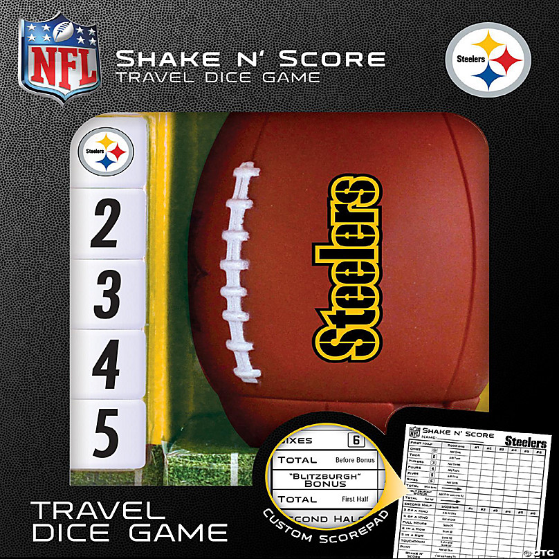 Pittsburgh Steelers Playing Cards and Dice Set