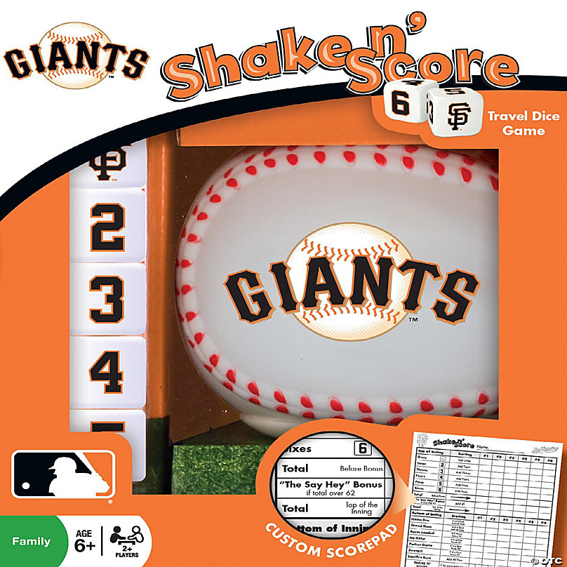  San Francisco Giants Multicolor Plastic Round Party