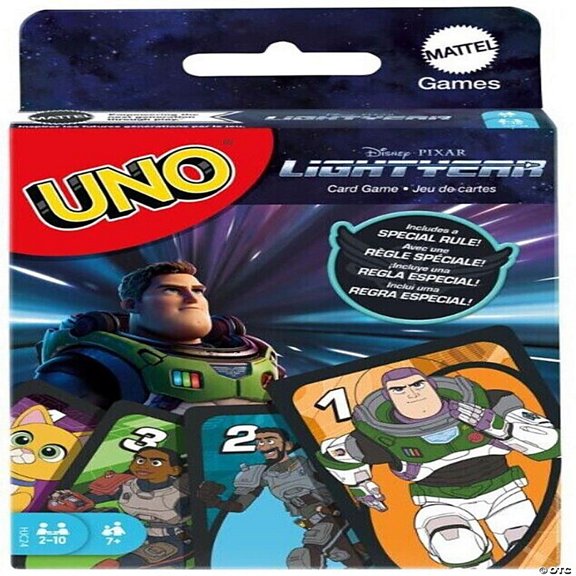 Mattel Games UNO Disney Pixar Lightyear Card Game in Storage Tin,  Movie-Themed Deck & Special Rule, Gift for Kid, Adult & Family Game Nights,  Ages 7 Years Old & Up - Yahoo