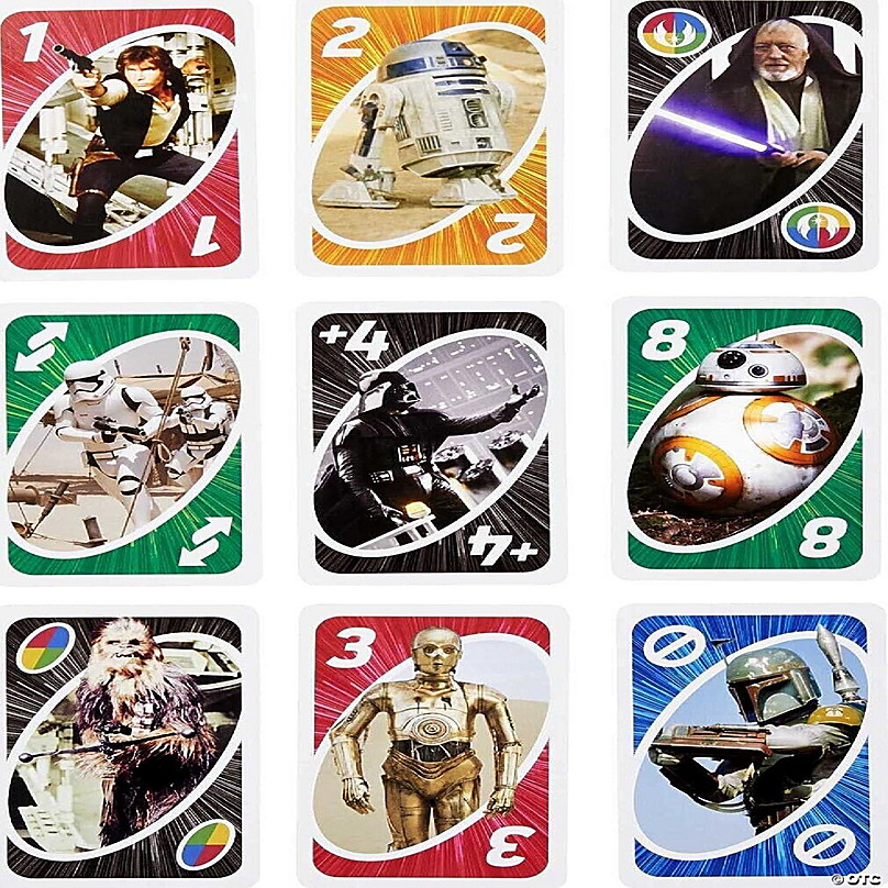 Mattel Games UNO Star Wars Card Game for Kids & Family with