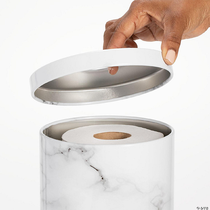 Mdesign Metal Toilet Paper Stand Holder/dispenser - Holds 3 Spare Rolls :  Target