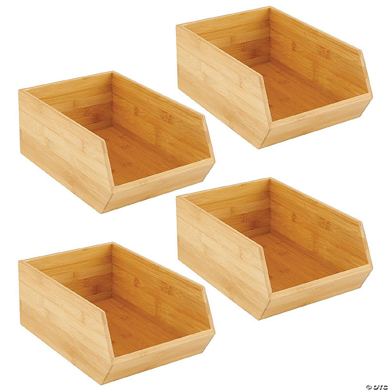 https://s7.orientaltrading.com/is/image/OrientalTrading/FXBanner_808/mdesign-bamboo-stackable-food-storage-organization-bin-4-pack-natural-wood~14287066.jpg