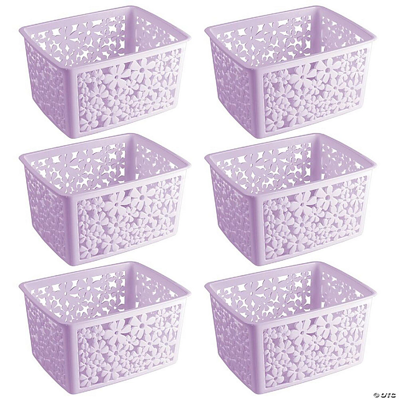 https://s7.orientaltrading.com/is/image/OrientalTrading/FXBanner_808/mdesign-bathroom-storage-organizer-bin-large-floral-design-6-pack-purple~14291601.jpg