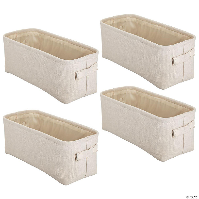 https://s7.orientaltrading.com/is/image/OrientalTrading/FXBanner_808/mdesign-narrow-bathroom-fabric-storage-bin-basket-handles-4-pack-cream~14313294.jpg