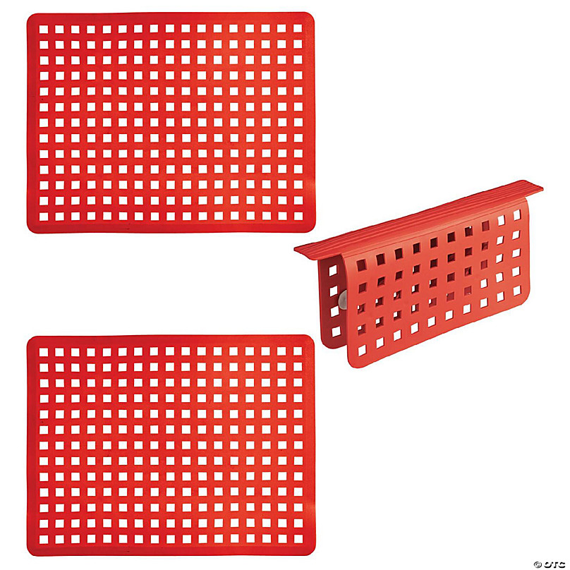 Rubbermaid Sink Mat Divider, Small, Red Lines