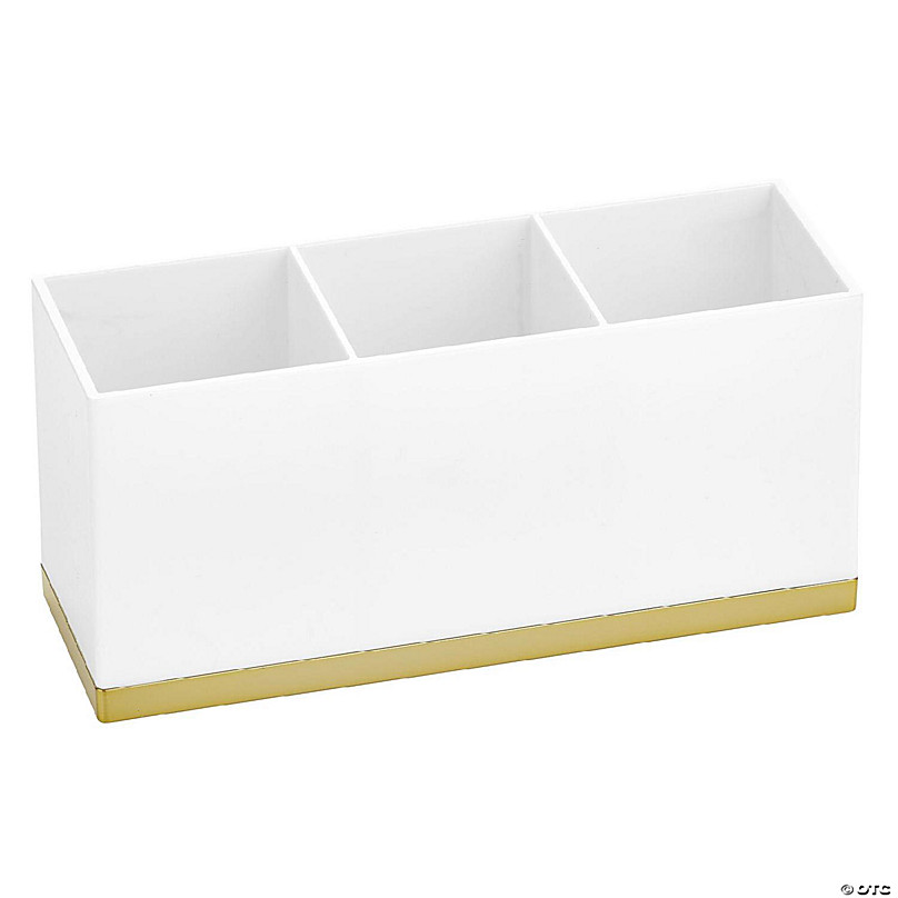 https://s7.orientaltrading.com/is/image/OrientalTrading/FXBanner_808/mdesign-plastic-makeup-organizer-storage-caddy-bin-3-sections-white-soft-brass~14287184.jpg