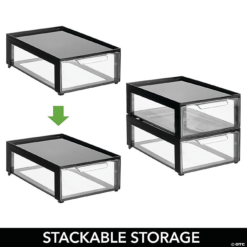 https://s7.orientaltrading.com/is/image/OrientalTrading/FXBanner_808/mdesign-plastic-office-storage-stack-organizer-with-drawer-2-pack-black-clear~14367273-a03.jpg