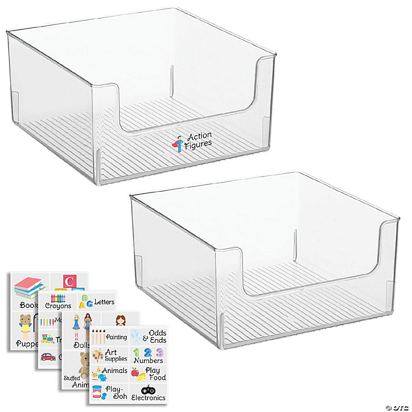 Clear Medium Locking Storage Bins with Lids- 3 Pc. | Oriental Trading