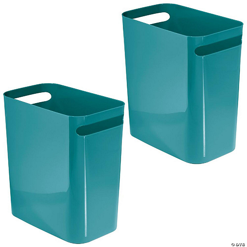 https://s7.orientaltrading.com/is/image/OrientalTrading/FXBanner_808/mdesign-plastic-slim-large-2-5-gallon-trash-can-wastebasket-2-pack-teal-blue~14285309.jpg