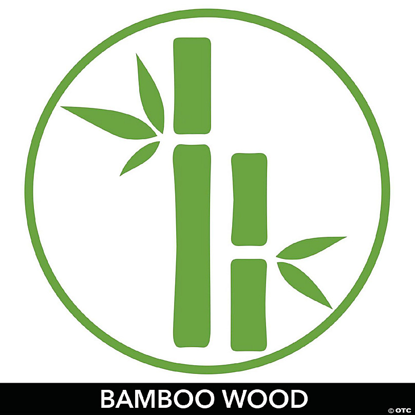 mDesign Slim Bamboo Wood Food Storage Organizer Bin - 3 Sections