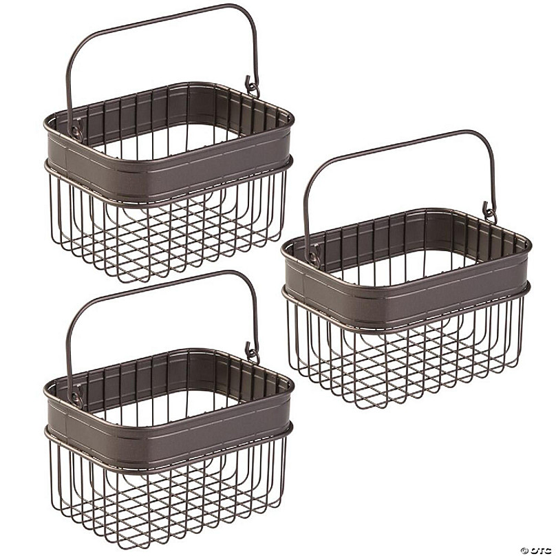 https://s7.orientaltrading.com/is/image/OrientalTrading/FXBanner_808/mdesign-small-metal-bathroom-storage-basket-bin-with-handle-3-pack-bronze~14285694.jpg