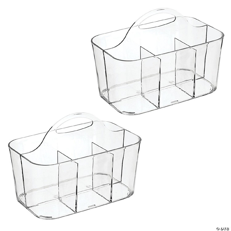 https://s7.orientaltrading.com/is/image/OrientalTrading/FXBanner_808/mdesign-small-plastic-caddy-tote-for-desktop-office-supplies-2-pack-clear~14286210.jpg