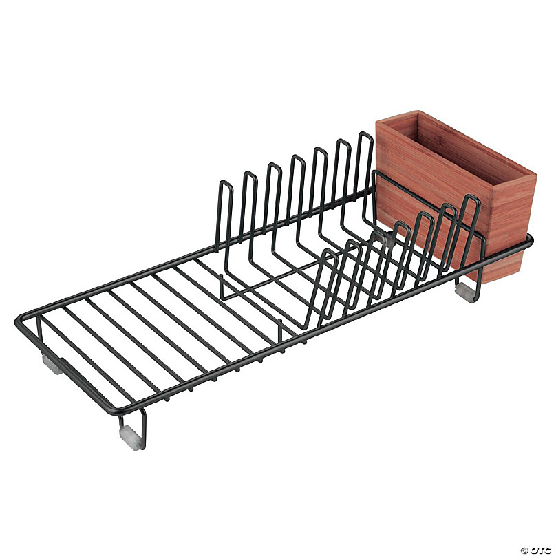 https://s7.orientaltrading.com/is/image/OrientalTrading/FXBanner_808/mdesign-steel-compact-dish-drainer-rack-with-bamboo-cutlery-caddy-black-cherry~14238301.jpg
