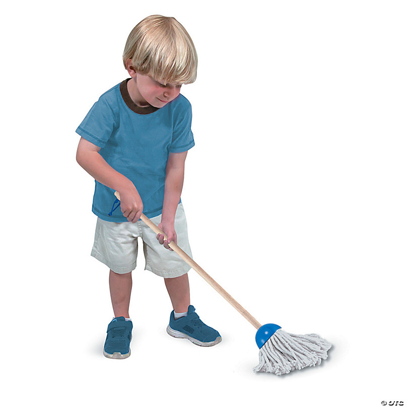 child's broom mop set