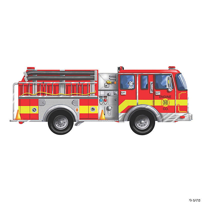 melissa and doug giant fire truck puzzle