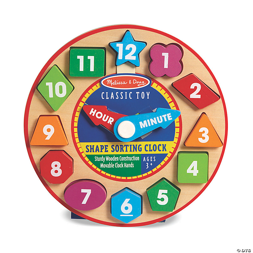 Melissa & Doug Shape Sorting Clock