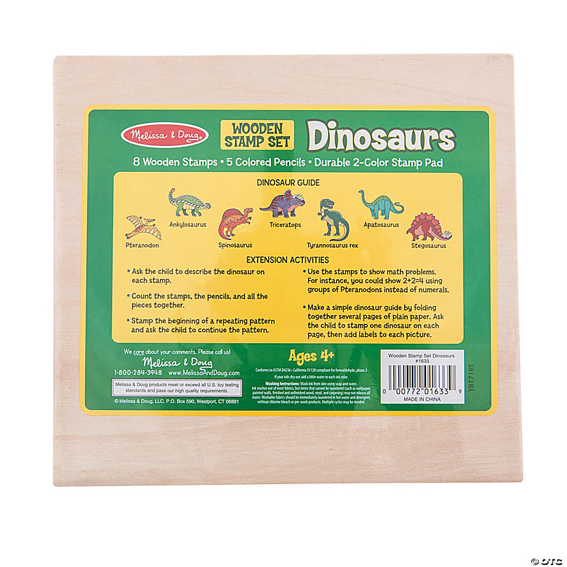 melissa and doug dinosaur stamp set