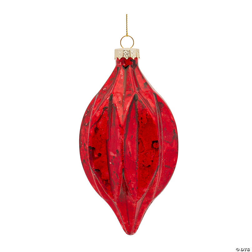 Melrose International Glass Ornament (Set Of 6) 4In | Oriental Trading