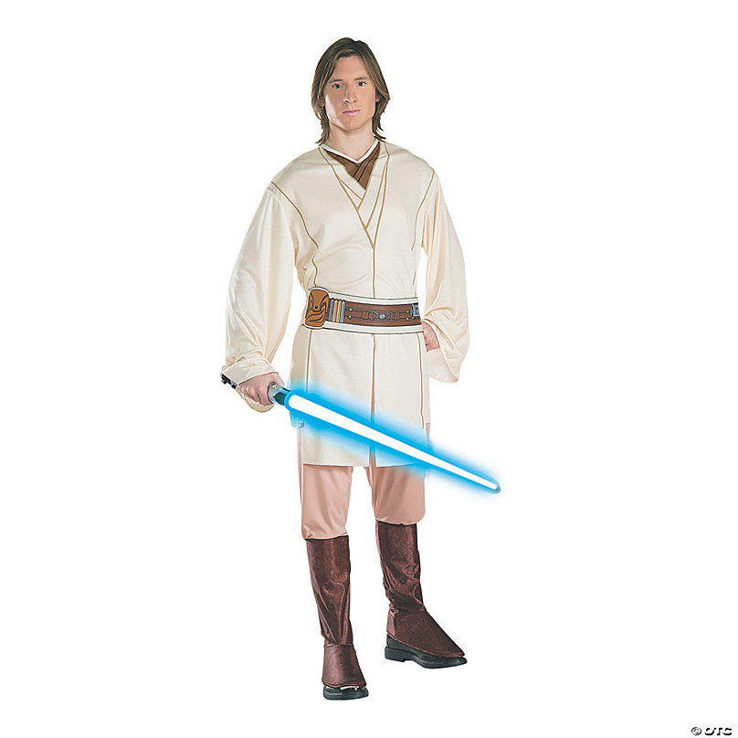 Luke Skywalker/Obi Wan Kenobi/Jedi Knight/Jedi Master Baby/Toddler/Kids/Teen/Adult Sizes Kids Delexe Star Wars Jedi Robe Costume Set 